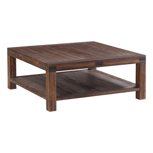 Modus Modus Meadow Solid Wood Square Coffee Table in Brick Brown