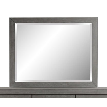 Modus Melbourne Beveled Glass Mirror in Mineral