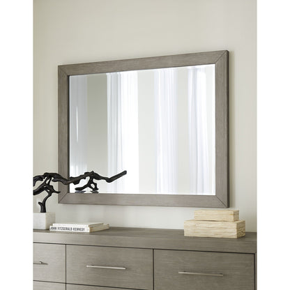 Modus Melbourne Beveled Glass Mirror in Mineral