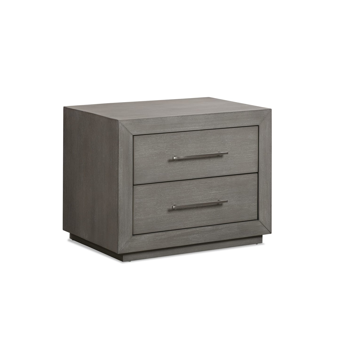Modus Melbourne Two Drawer Nightstand with USB in Mineral