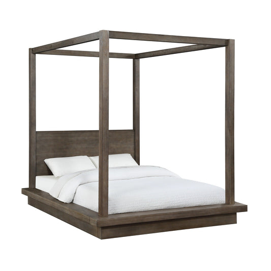 Modus Melbourne Wood Canopy Bed in Dark Pine