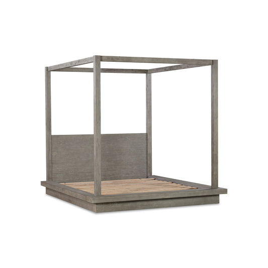Modus Melbourne Wood Canopy Bed in Mineral