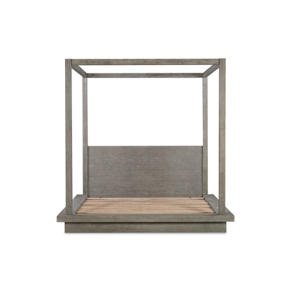 Modus Melbourne Wood Canopy Bed in Mineral