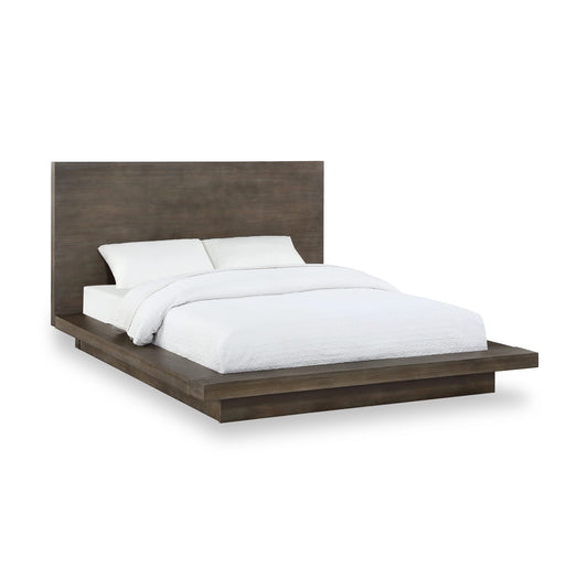 Modus Melbourne Wood Platform Bed in Dark Pine
