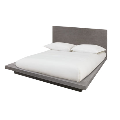 Modus Melbourne Wood Platform Bed in Mineral