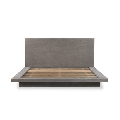 Modus Melbourne Wood Platform Bed in Mineral