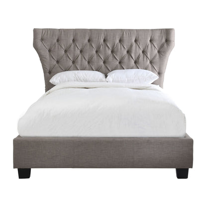 Modus Melina Upholstered Platform Bed in Dolphin Linen