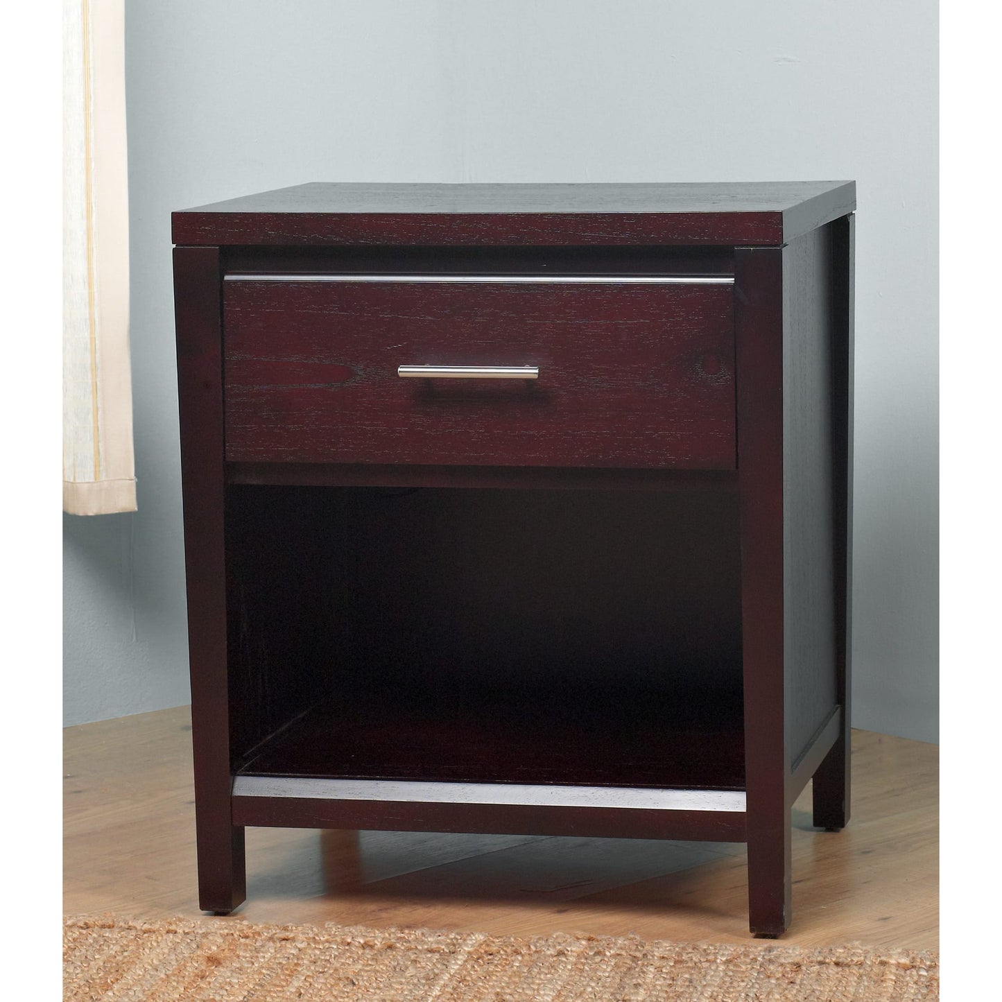 Modus Nevis One Drawer Nightstand in Espresso