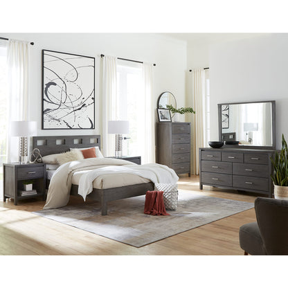 Modus Nevis One Drawer Nightstand in Sharkskin