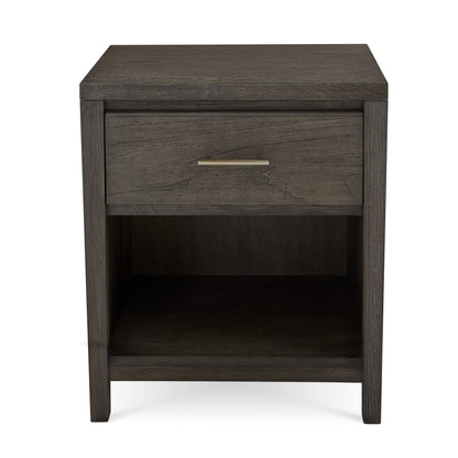 Modus Nevis One Drawer Nightstand in Sharkskin