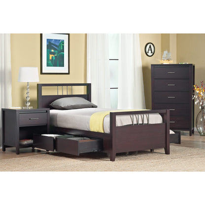 Modus Nevis Platform Storage Bed in Espresso
