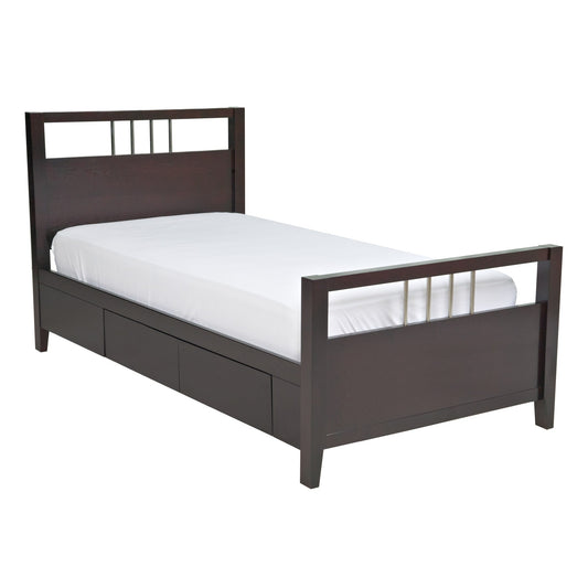Modus Nevis Platform Storage Bed in Espresso