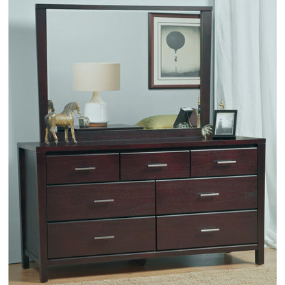 Modus Nevis Seven Drawer Dresser in Espresso