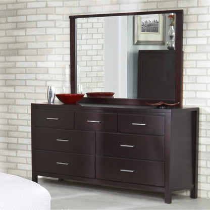 Modus Nevis Seven Drawer Dresser in Espresso