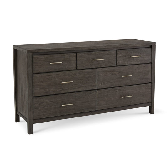Modus Nevis Seven Drawer Dresser in Sharkskin