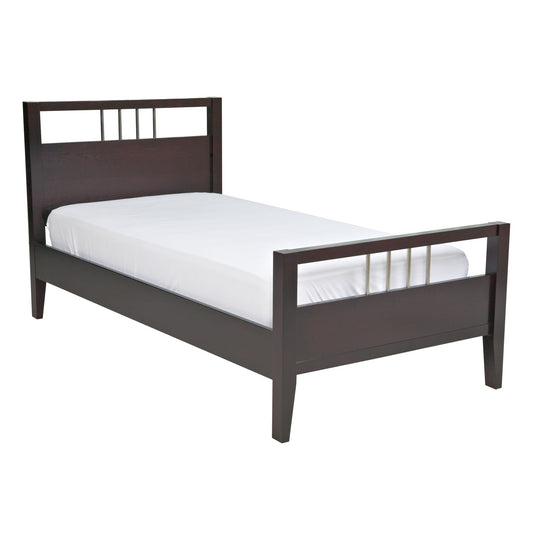 Modus Nevis Wood Platform Bed in Espresso