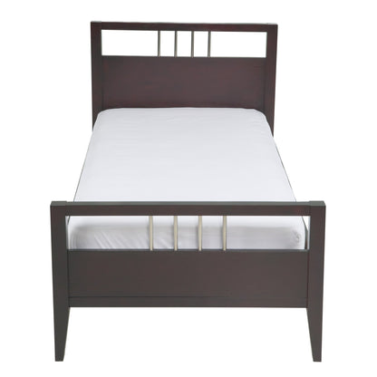 Modus Nevis Wood Platform Bed in Espresso