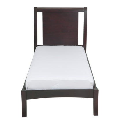 Modus Nevis Wood Sleigh Bed in Espresso