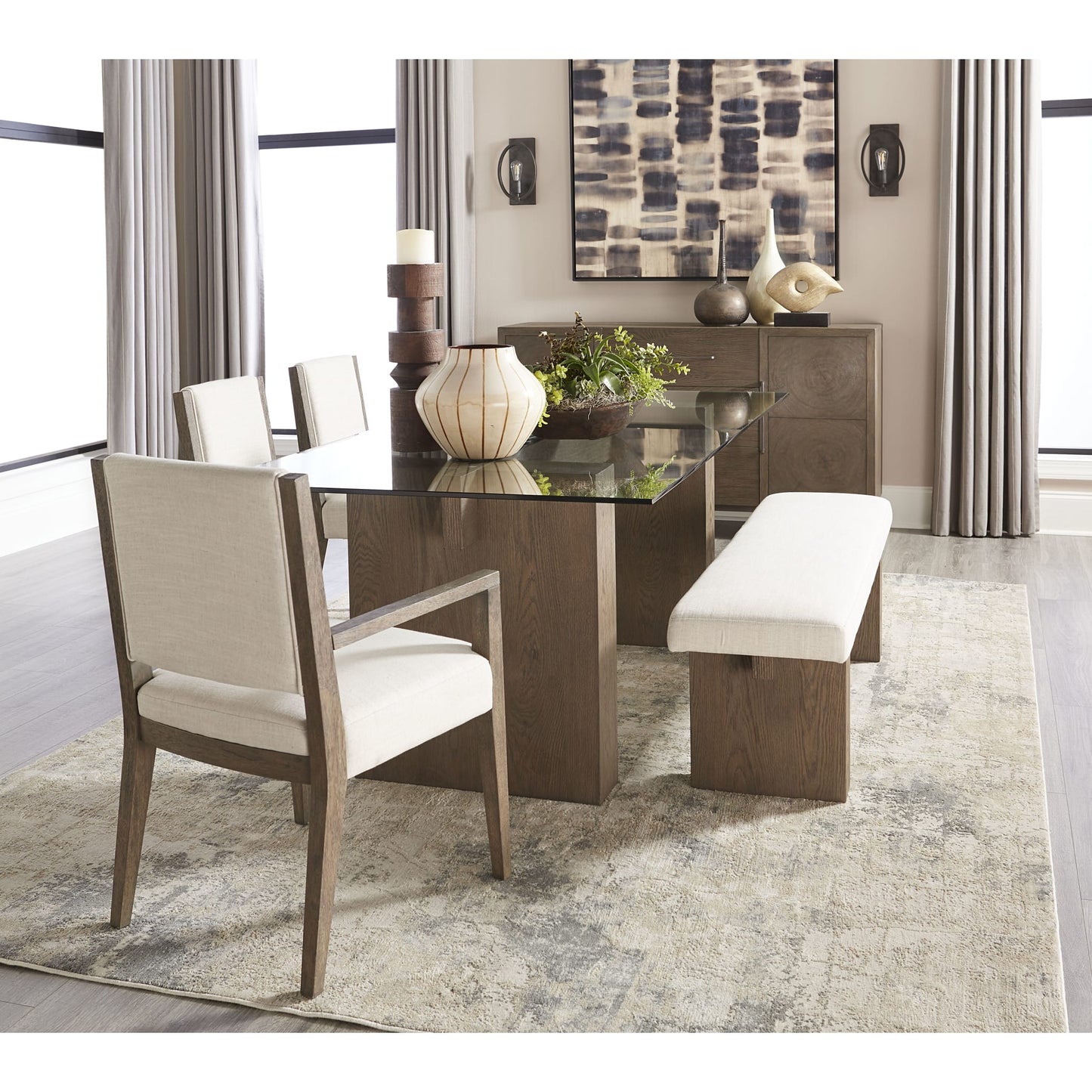 Modus Oakland Bench in Brunette