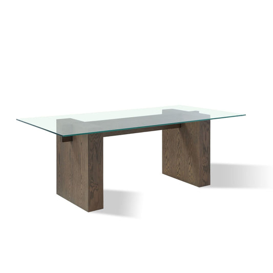 Modus Oakland Glass Table in Brunette