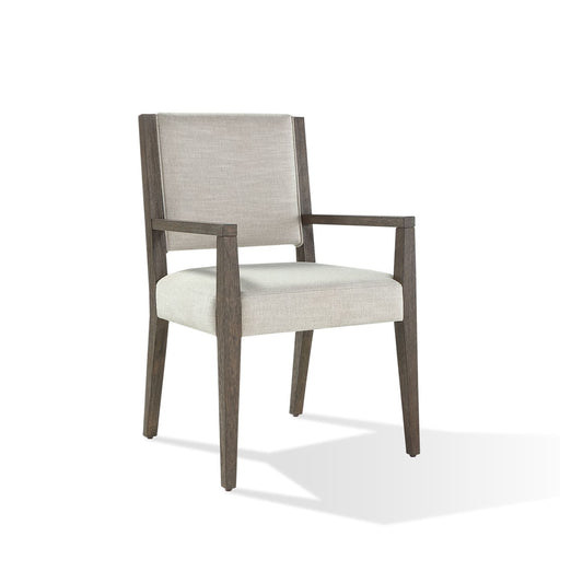 Modus Oakland Upholstered Arm Chair in Brunette