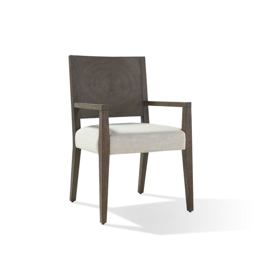 Modus Oakland Wood Arm Chair in Brunette