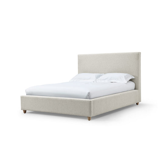Modus Olivia Upholstered Platform Bed in Ivory