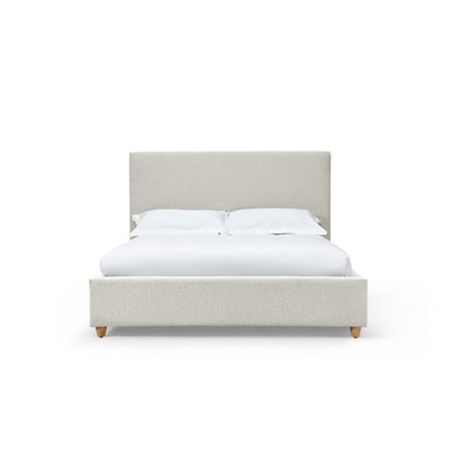 Modus Olivia Upholstered Platform Bed in Ivory