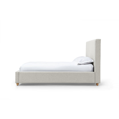 Modus Olivia Upholstered Platform Bed in Ivory