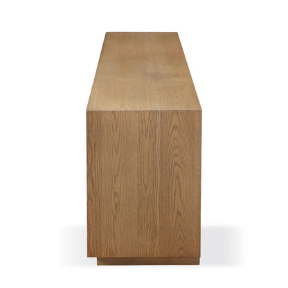 Modus One Coastal Modern 84 inch TV Console in Bisque