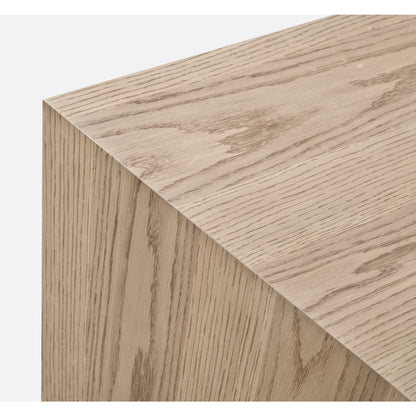 Modus One Coastal Modern Three Drawer USB-charging Nightstand in Bisque