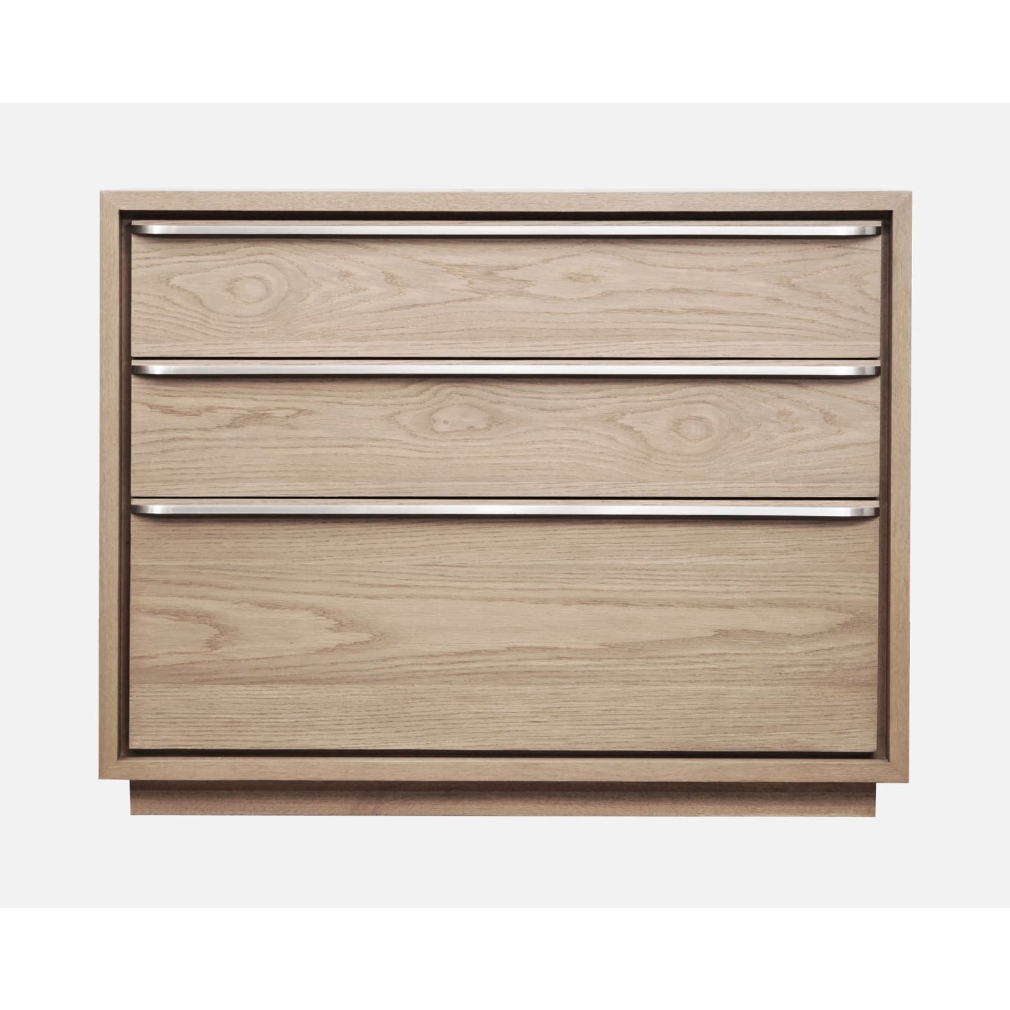 Modus One Coastal Modern Three Drawer USB-charging Nightstand in Bisque