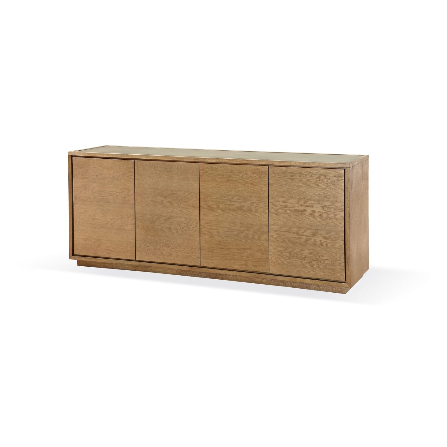 Modus One Modern Coastal Four Door Sideboard in White Oak