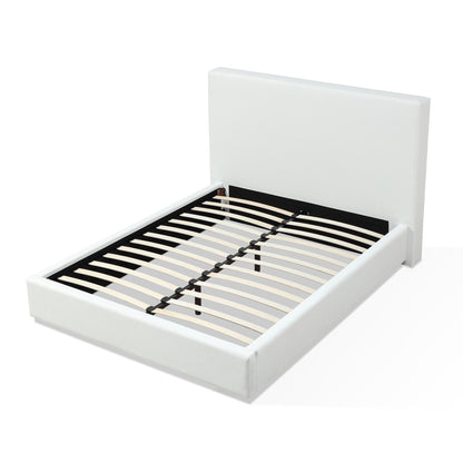 Modus One Upholstered Platform Bed in Pearl