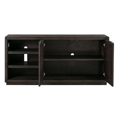 Modus Oxford 64 inch Two Drawer Two Shelf Media Console in Basalt Grey
