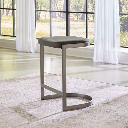 Modus Oxford Backless Counter Stool in Davy's Grey