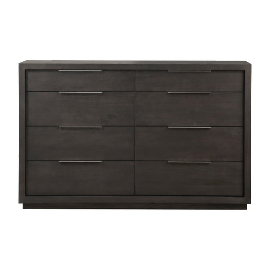 Modus Oxford Eight Drawer Dresser in Basalt Grey