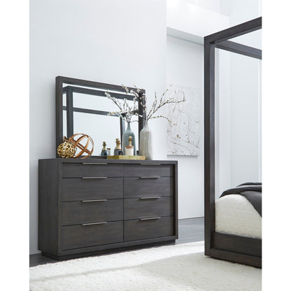 Modus Oxford Eight Drawer Dresser in Basalt Grey