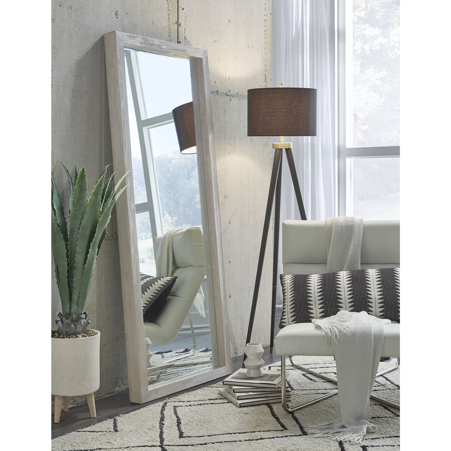 Modus Oxford Floor Mirror in Mineral