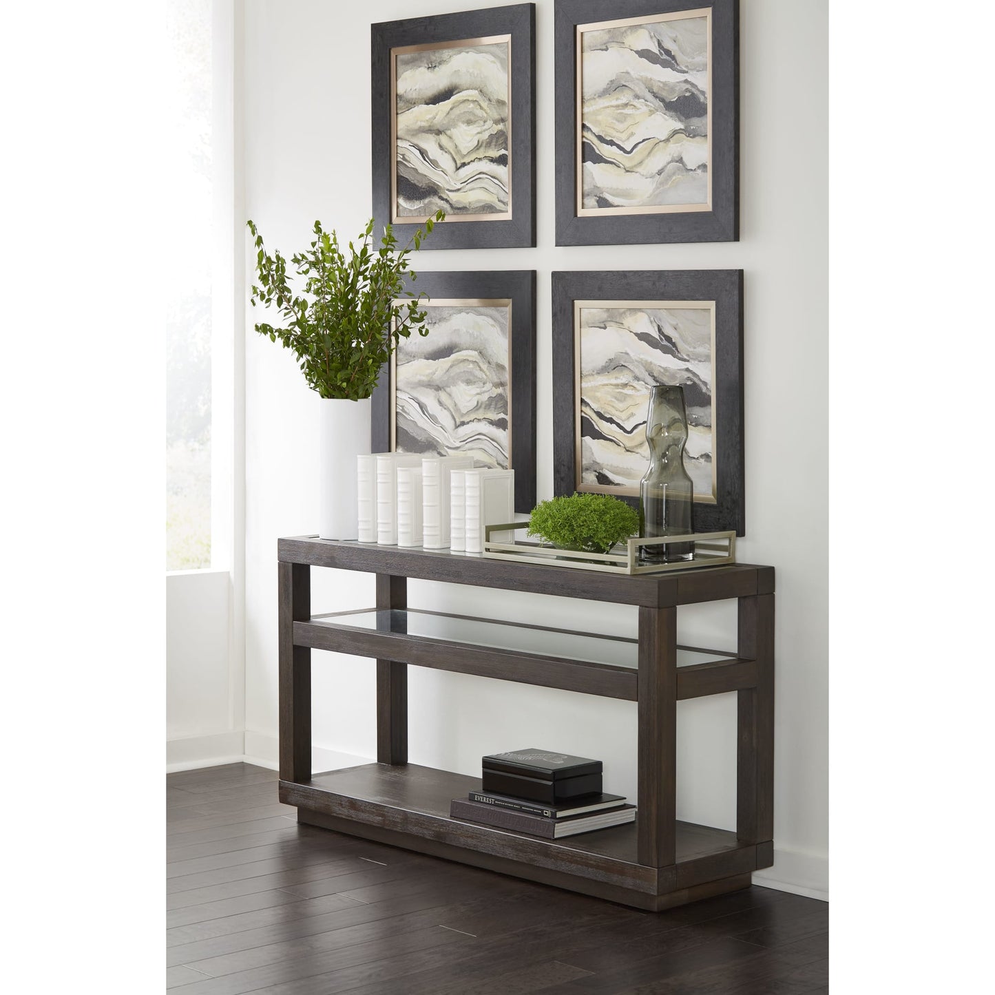 Modus Oxford Oxford Console Table in Basalt Grey