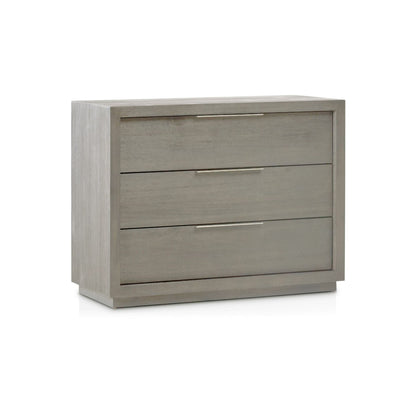 Modus Modus Modus Oxford Three-Drawer Nightstand in Mineral