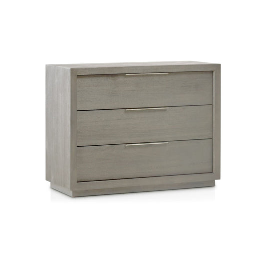 Modus Modus Modus Oxford Three-Drawer Nightstand in Mineral