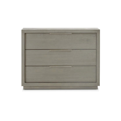 Modus Modus Modus Oxford Three-Drawer Nightstand in Mineral