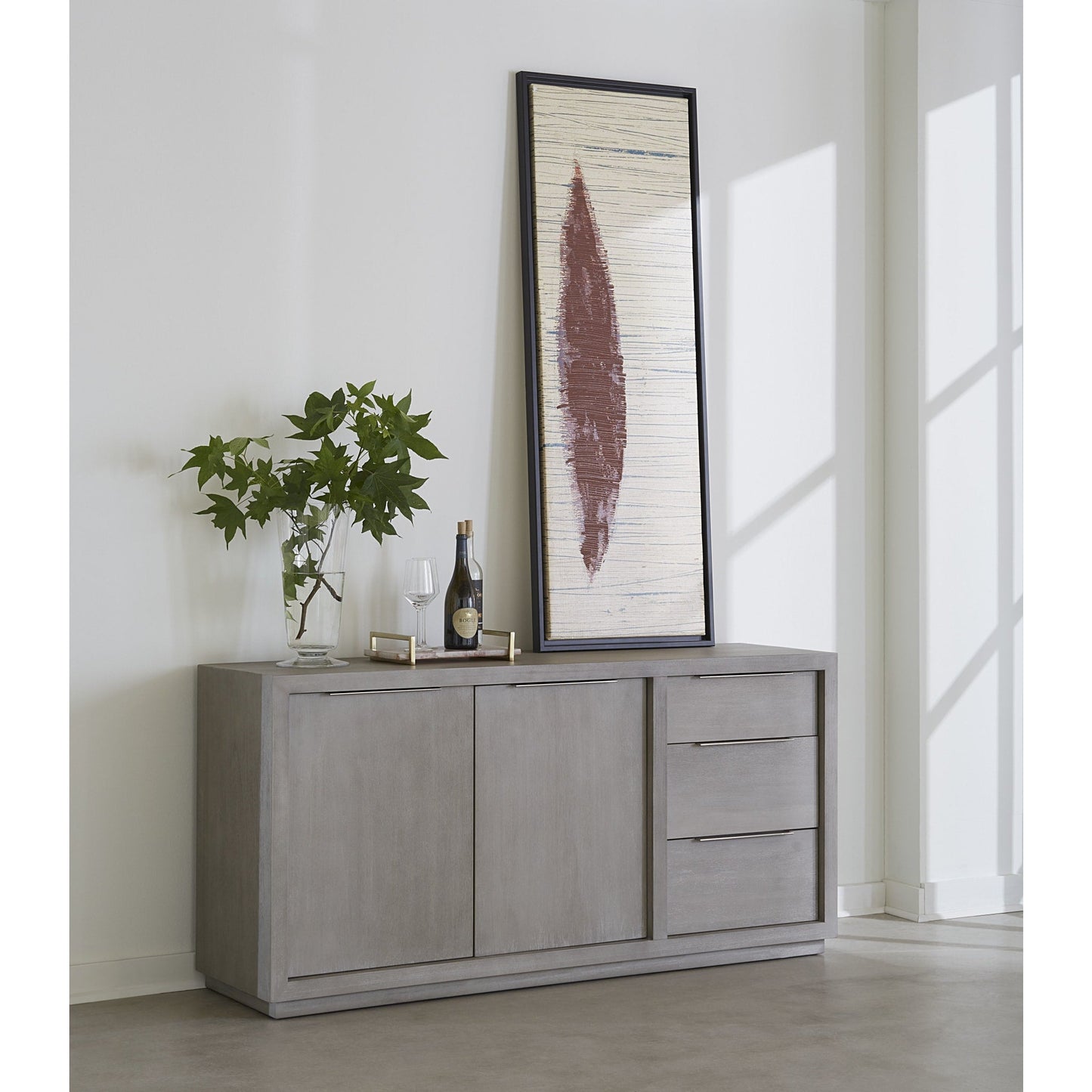 Modus Oxford Three-Drawer Sideboard in Mineral