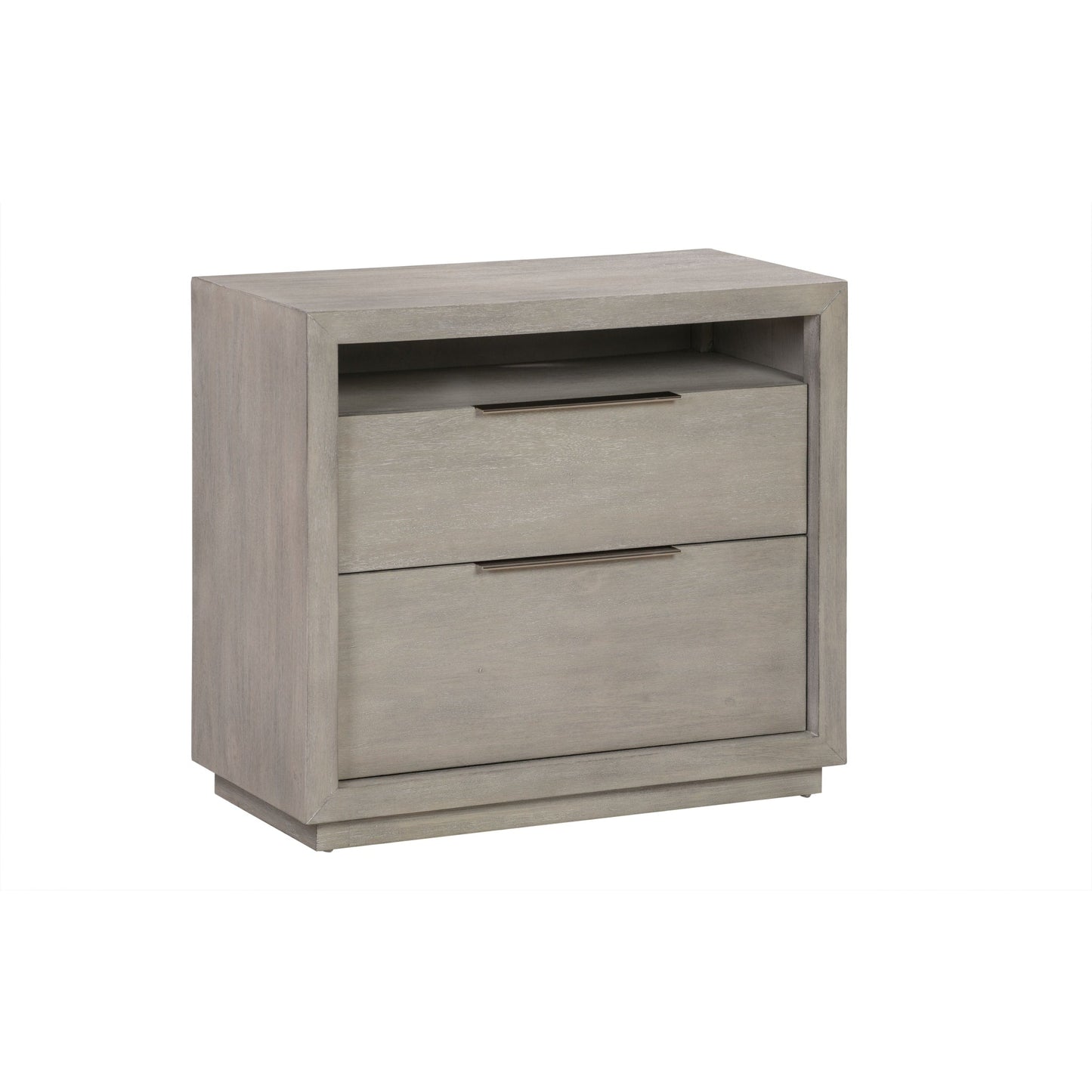 Modus Oxford Two-Drawer Nightstand in Mineral