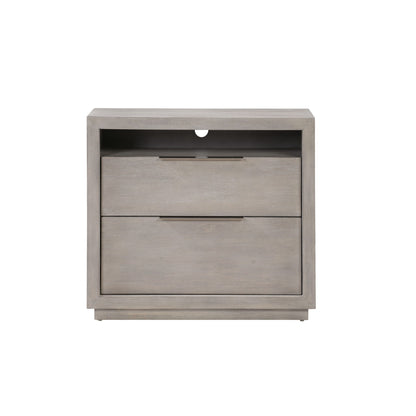 Modus Oxford Two-Drawer Nightstand in Mineral