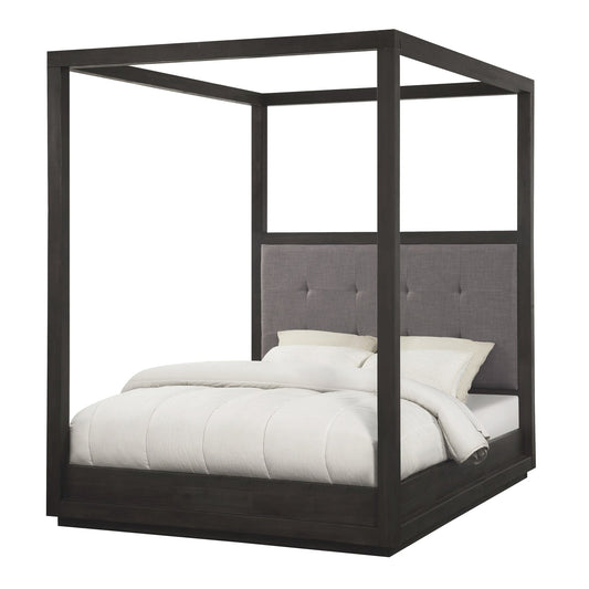 Modus Oxford Upholstered Canopy Bed in Dolphin