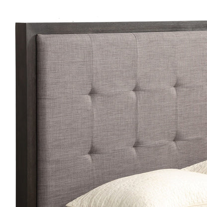 Modus Oxford Upholstered Footboard Storage Bed in Dolphin