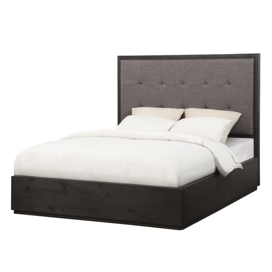 Modus Oxford Upholstered Footboard Storage Bed in Dolphin