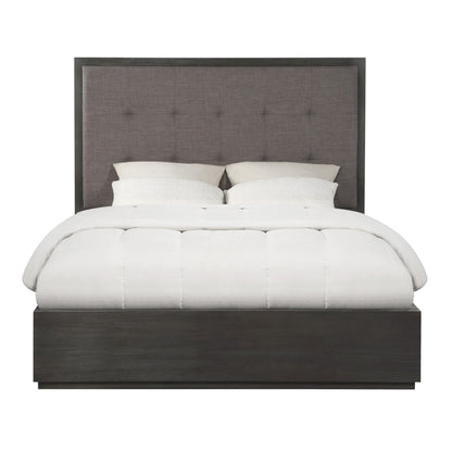 Modus Oxford Upholstered Footboard Storage Bed in Dolphin
